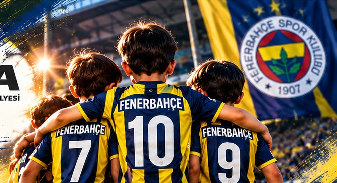 Fenerbahçe Futbol Okulu sporcuları